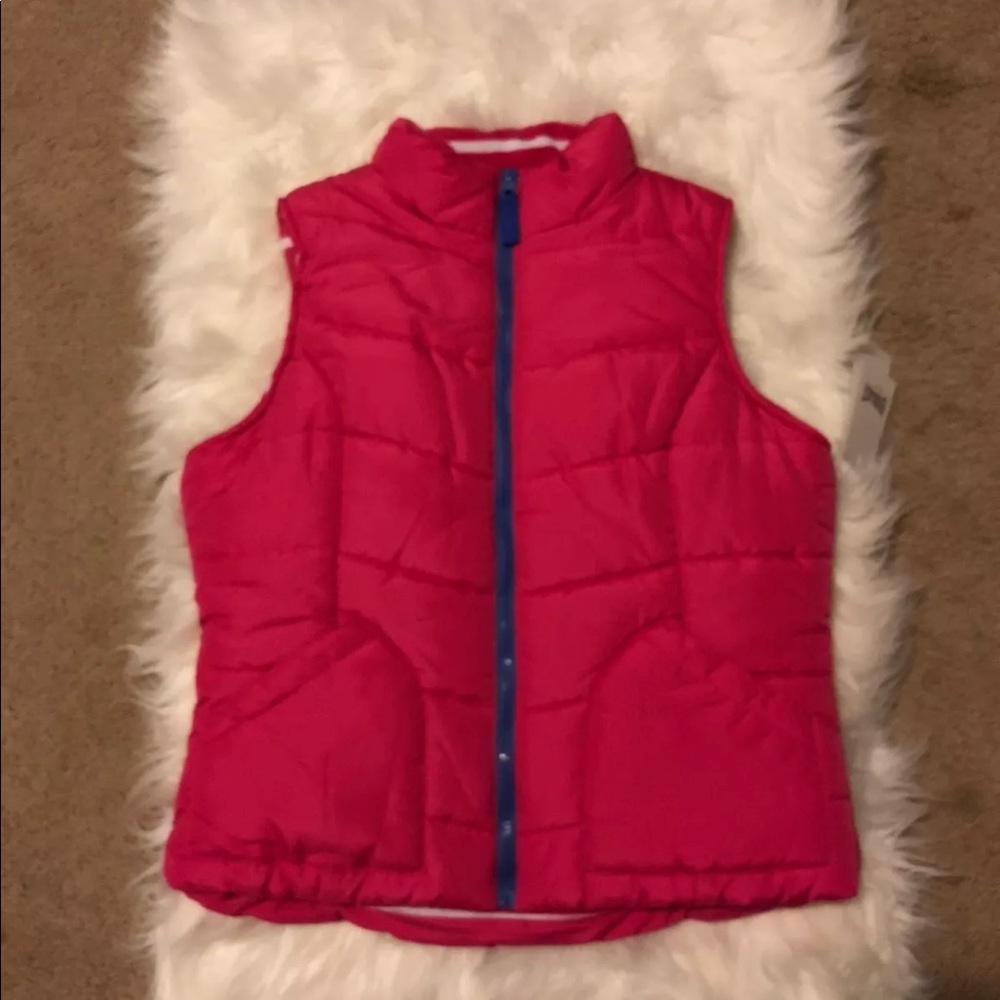 Cozy pink vest
